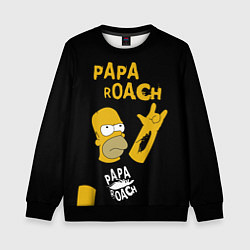 Детский свитшот Papa Roach, Гомер Симпсон
