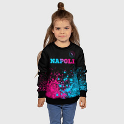 Свитшот детский Napoli Neon Gradient, цвет: 3D-черный — фото 2