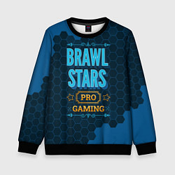 Свитшот детский Игра Brawl Stars: PRO Gaming, цвет: 3D-черный