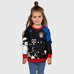 Свитшот детский Bayern munchen Краска, цвет: 3D-красный — фото 2