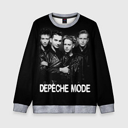 Свитшот детский Depeche Mode - black & white portrait, цвет: 3D-меланж