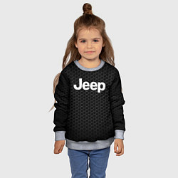 Свитшот детский Jeep Соты, цвет: 3D-меланж — фото 2