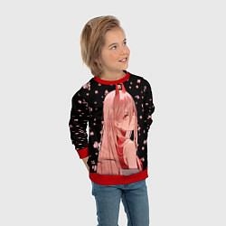 Свитшот детский Power Chainsaw Man иероглифы, цвет: 3D-красный — фото 2