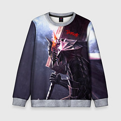 Детский свитшот Берсерк С Мечечём На Плече