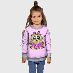 Свитшот детский Совушка бейби, цвет: 3D-меланж — фото 2