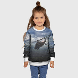 Свитшот детский STALKER Вертолёт Над Зоной, цвет: 3D-белый — фото 2