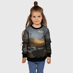 Свитшот детский STALKER Аномалия На Болотах, цвет: 3D-черный — фото 2
