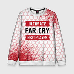 Свитшот детский Far Cry: Best Player Ultimate, цвет: 3D-белый