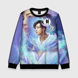 Свитшот детский BTS JK, цвет: 3D-черный