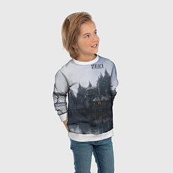 Свитшот детский STALKER Причал, цвет: 3D-белый — фото 2