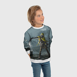 Свитшот детский STALKER Одиночка Возле Аномалии, цвет: 3D-белый — фото 2