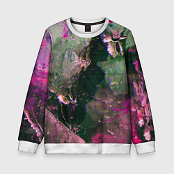 Детский свитшот Абстрактные краски и силуэты