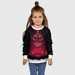 Свитшот детский Cult of the Lamb - Ритуал, цвет: 3D-белый — фото 2