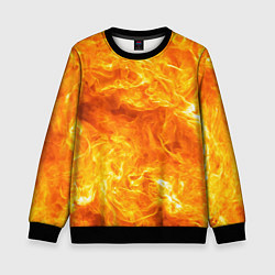 Детский свитшот Бушующий огонь