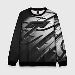 Свитшот детский Formula 1 - dark theme, цвет: 3D-черный