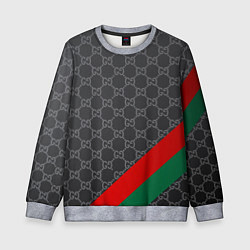 Свитшот детский В стиле gucci, цвет: 3D-меланж