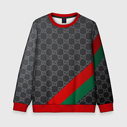 Свитшот детский В стиле gucci, цвет: 3D-красный