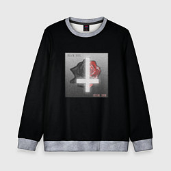 Свитшот детский Pyrokinesis - Black Roze x Red Roze, цвет: 3D-меланж