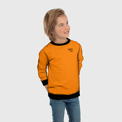 Свитшот детский Prisoner Orange, цвет: 3D-черный — фото 2