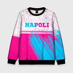 Детский свитшот Napoli neon gradient style: символ сверху