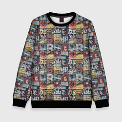 Детский свитшот Спортивные логотипы