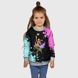 Свитшот детский Красивая Энча, цвет: 3D-меланж — фото 2
