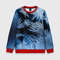 Детский свитшот Морозный узор на стекле