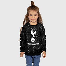 Свитшот детский Tottenham sport на темном фоне, цвет: 3D-черный — фото 2