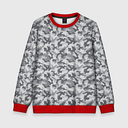 Свитшот детский Камуфляж М-21 серый, цвет: 3D-красный