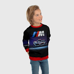 Свитшот детский BMW M Performance Motorsport, цвет: 3D-красный — фото 2