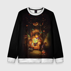 Свитшот детский Book nightmares, цвет: 3D-белый