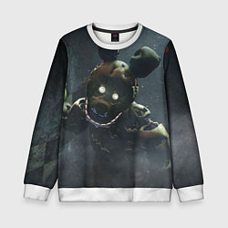 Свитшот детский Спрингтрап, цвет: 3D-белый