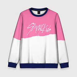 Детский свитшот Stray Kids pink and white