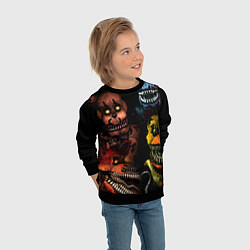 Свитшот детский Five Nights at Freddys, цвет: 3D-черный — фото 2
