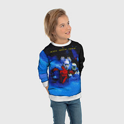 Свитшот детский Агата Кристи Ураган, цвет: 3D-белый — фото 2