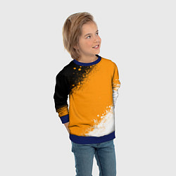 Свитшот детский Имперский флаг - триколор, цвет: 3D-синий — фото 2