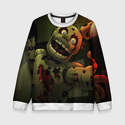 Свитшот детский Спрингтpaп, цвет: 3D-белый