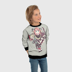 Свитшот детский Семья шпиона вместе, цвет: 3D-черный — фото 2