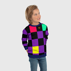 Свитшот детский FIRM прямо из 80х, цвет: 3D-синий — фото 2