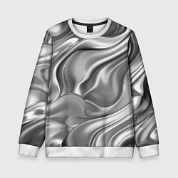 Детский свитшот Плавленное серебро