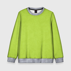 Детский свитшот Текстурированный ярко зеленый салатовый