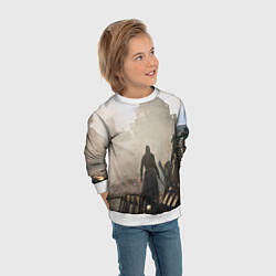 Свитшот детский Революция ассасинов, цвет: 3D-белый — фото 2