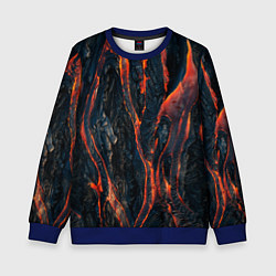 Детский свитшот Огненная магма