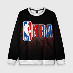 Свитшот детский NBA - logo, цвет: 3D-белый