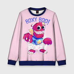 Свитшот детский Project Playtime Boxy Boo, цвет: 3D-синий