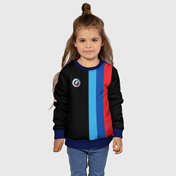 Свитшот детский BMW - м линии, цвет: 3D-синий — фото 2