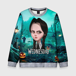 Детский свитшот Семейка Аддамс фан-арт