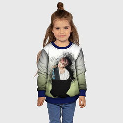 Свитшот детский Джей Хоуп и его тень, цвет: 3D-синий — фото 2