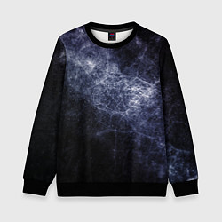 Свитшот детский Замерзающая галактика, цвет: 3D-черный