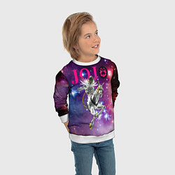 Свитшот детский Made in heaven - stand of Enrico Pucci - Jojo, цвет: 3D-белый — фото 2